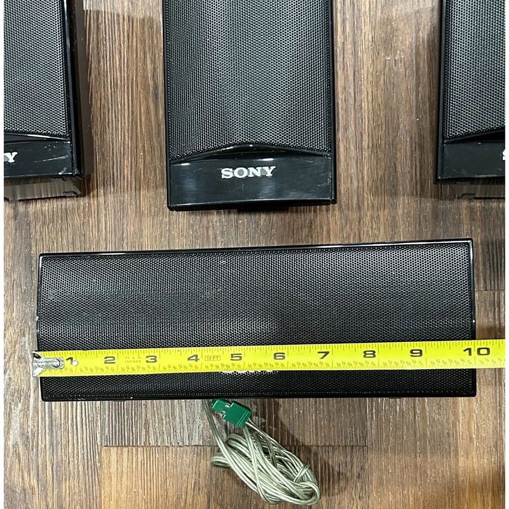 Sony S-AIR Surround Amplifier TA-SA100WR 2 Sur,‎ 1 Centre, 1 Front Speakers 5pcs